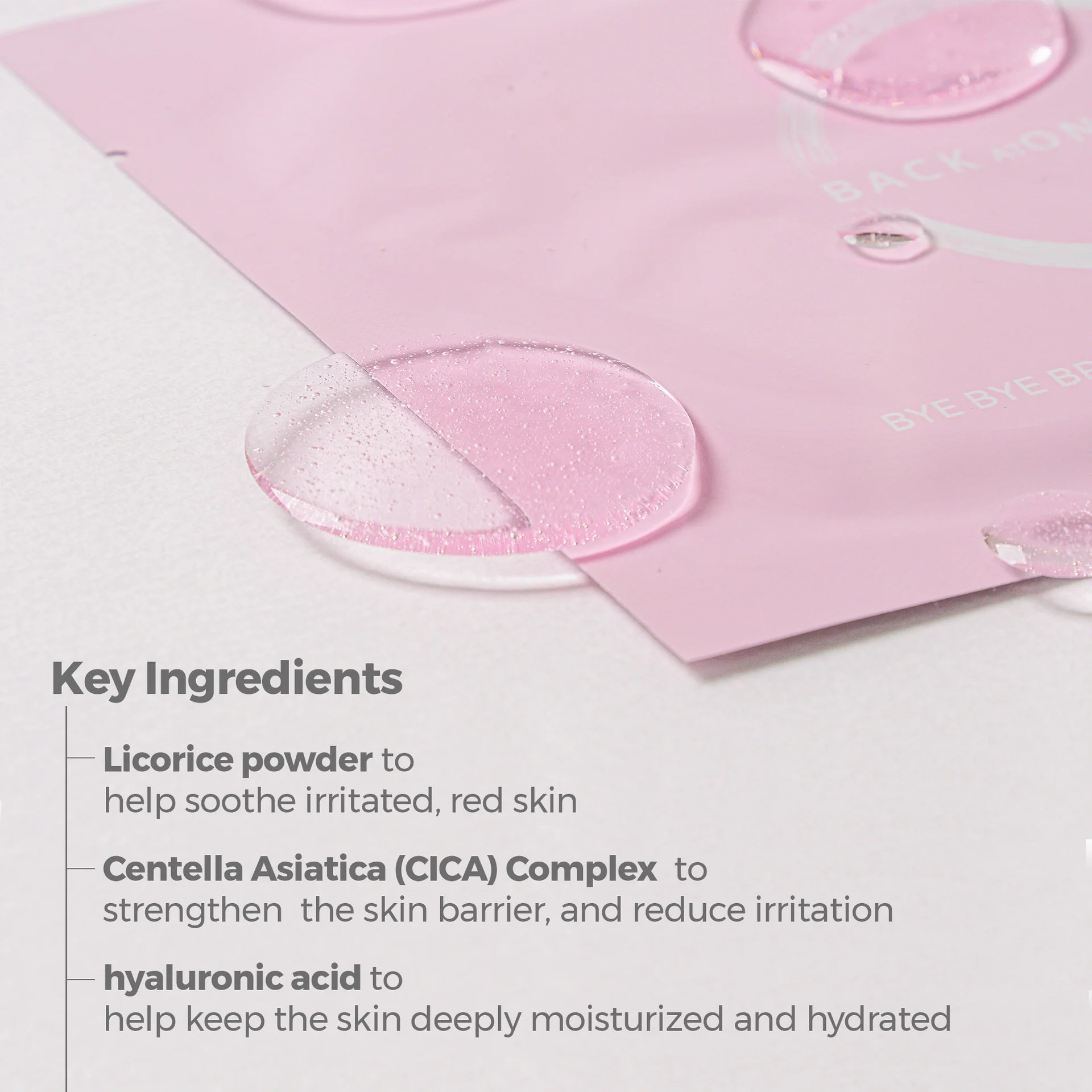 Back at One Bye Bye Breakouts and Sensitivity Facial Sheet Mask - Image 7