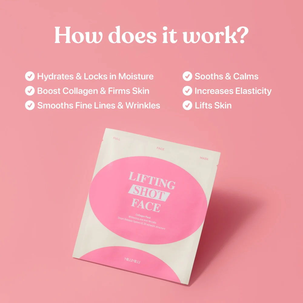 MilliMilli Hydrogel Lifting Collagen Mask - Image 6